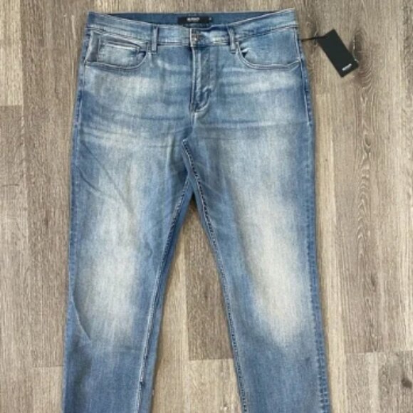 HUDSON Blake Slim Straight Jeans Men’s Size 38 NWT Medium Wash - Picture 1 of 8
